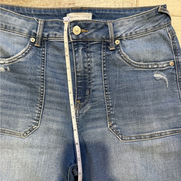 Happily Grey High Waisted Bootcut Jeans - Picture 4 of 8